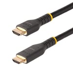 StarTech.com Câble HDMI Actif de 7m avec Ethernet - HDMI 2.0 4K 60Hz UHD - Cordon HDMI Robuste avec Fibre Aramide - Câble HDMI Haute Vitesse Durable - Câble HDMI 2.0 Gros Calibre (RH2A-7M-HDMI-CABLE)