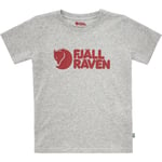 Fjällräven Kids Fjällräven Logo T-shirt (Grå (GREY-MELANGE/020-999) 122 cm)