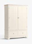 John Lewis St Ives Double Wardrobe with 2 Drawers