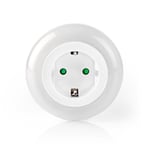 Nedis Plug-In LED Night Light | Dag/natt sensor | 3680 W | 10 lm | Blå / Grøn / Hvit