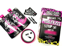 Muc Off Ultimate Tubeless Setup Kit 60mm Valves Road Gravel CX 21mm - Black