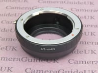 4/3 Olympus Lens adapters to M4/3 Olympus OM-D E-M1 E-M1 Mark II E-M5 II E-M5