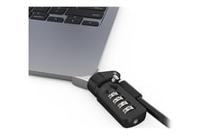 Compulocks Ledge adapter for MacBook Air 15" M2 and M3 with Combination Cable Lock - sikkerhedspakke for system - kombinationslås