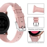 Garmin Vivomove Style Smalt armband i äkta läder, rosa