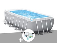Kit piscine tubulaire Intex Prism Frame rectangulaire 4,00 x 2,00 x 1,22 m + Kit de traitement au chlore