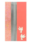 Pracht Creatives Hobby 7073-20155 décoratives Mix Rose/Argent, 3 Demi-plaques env. 20 x 5 x 0,05 cm, Bandes de Cire pour Modeler et décorer des Bougies, Pink-Tone Silver, 200 x 100 x 0,5 mm