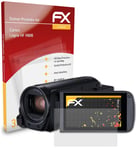 atFoliX 3x Screen Protection Film for Canon Legria HF R806 matt&shockproof