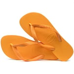 Unisex Havaianas Top Flip Flops, Orange Citrus, 9/10 UK