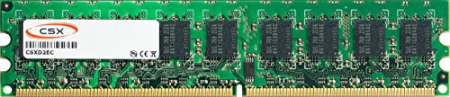 CSX, csxd2ec533–2r8–2 Go 2 Go DDR2–533 MHz PC2–4200E 2Rx8 128 Mx8 18 Puce CL5 1.8 V ECC unbuffered DIMM 240 Broches Mémoire RAM