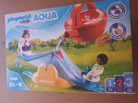 Playmobil 123 Aqua. Seesaw With Watering Can Playset. 70269 Ages 18 Months+