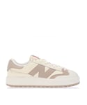 New Balance Mens CT302 Platform Trainers in Off White Leather (archived) - Size UK 7