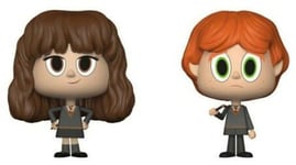 Figurine Vynl - Harry Potter - Twin Pack Hermione Et Ron Avec Baguette Cassée
