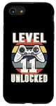 iPhone SE (2020) / 7 / 8 Gamer Level 11 Unlocked Video Game 11st Birthday Boys Girls Case