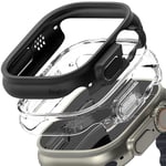 Ringke Apple Watch Ultra 49mm 2nd Gen Tunt skal (2-pack), Flerfärgad/Mönster