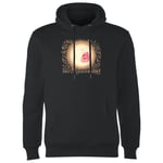 Rick and Morty Screaming Sun Hoodie - Black - S