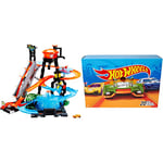 Hot Wheels City Gator Car Wash Connectable Play Set with Diecast and Mini Toy Car & 20-Car Pack of 1:64 Scale Vehicles, Gift for Collectors & Kids Ages 3 Years Old & Up, DXY59 - Amazon Exclusive