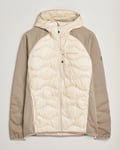 Peak Performance Helium Down Hooded Hybrid Jacket Sand Fog