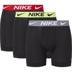 Nike Boxershorts Dri-FIT Advanced Micro 3-pack - Svart/Grå/Neon/Röd adult 0000KE1225-1MC