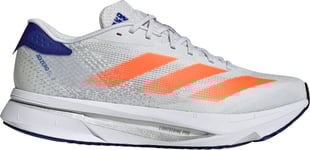 Adidas Men's Adizero SL2 Running Shoes Dash Grey/Impact Orange/Lucid Blue, 42 2/3