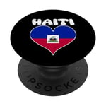 Haiti Flag Day Haitian Revolution I Love Haiti PopSockets Swappable PopGrip
