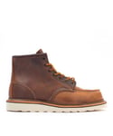 Red Wing Mens 1907 Classic Moc Toe Boots in Brown Leather - Size UK 8