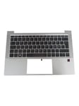HP 830 G7 - Topcover Keyboard Nordic - BL - Bærbar tastatur - til udskiftning - Dansk