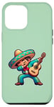Coque pour iPhone 12 Pro Max Mariachi Costume Cinco de Mayo avec guitare pour enfant