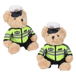 (Type 1) Officer Teddy Bear Soft Plush Bear Toy Stuffed Animal