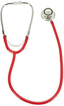 St John Ambulance Dual Head Stethoscope Red