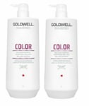 Goldwell Dualsenses Color Shampoo 1000ml and Conditioner 1000ml Duo
