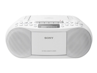 Sony CFD-S 70 W radioopptaker, CD hvit