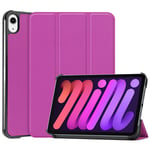 iPad Mini 8.3 (gen 6) Kotelo Taitettava Smart Violetti