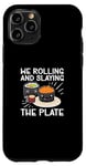 Coque pour iPhone 11 Pro Cute Foodies Sharing Foods Saumon Sushi Kawaii Japanese Food