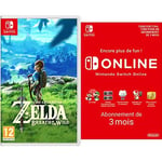 The Legend of Zelda : Breath of the Wild [Nintendo Switch] + Switch Online 3 Mois [Download Code]