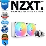 NZXT Kraken 280 RGB White 280mm AIO Hydro CPU Cooler 2x 140mm RGB PWM Fans