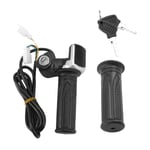 36v Universal Elektrisk Cykel Gasreglage Handtag Med LED-display Indikator Hastighet Strömvisning Nyckel Lås För Elektrisk Scooter Twist Gasreglage