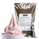 Strawberry Frozen Yogurt Powder Mix 1.95Kg - Soft Serve For Ice Cream Machines