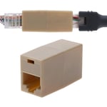 Adapter Network Cable Connector Ethernet Lan RJ45 Extender Plug Cable Joiner