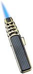 Solar Beam Torch - The Hottest Torch on Earth, Butane Torch Lighter, Turbine Torcher, Lighter Blow Torch Jet Flame Butane Gas Refillable, Multipurpose for Kitchen Camping Candle BBQ (A)