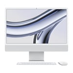 Apple iMac 24" (2023) 256 GB MQR93DK, sølv