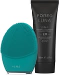 FOREO Gentelman's Choice LUNA 4 MEN Bundle - Face Cleansing Brush for Skin &... 
