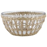 Chic Antique Denmark Skål Med Flätad Korg Klar/Natur M
