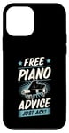 Coque pour iPhone 12 mini Pour un instructeur de piano - Conseils de piano gratuits - Il suffit de demander