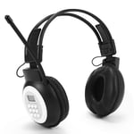 Portable Personal FM Radio Headphones ,  Headset with Radio Built in for3603