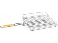 Neka Grillkorg I Förkromat Stål, Handtag I Trä