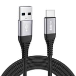 Longue Câble USB C 3M,Câble Chargeur USB Type C Charge Rapide pour Manette PS5 Xbox Series X S,Samsung Galaxy S20 FE S21 S22  [505]