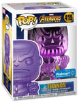 Figurine Funko Pop - Avengers : Infinity War [Marvel] N°415 - Thanos - Point Serré - Chromé Violet (36217)