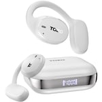 TOZO OpenEgo Headphones Bluetooth Open Ear Sports Earbuds Earhook Pearl White
