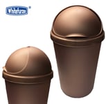 WHITEFURZE ROSE GOLD KITCHEN BIN BULLET WASTE BIN RECYCLE TRASH WASTE PLASTIC