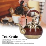 Gold Tea Kettle 1.5L Easy Pour Spout for Home Kitchen FIG UK